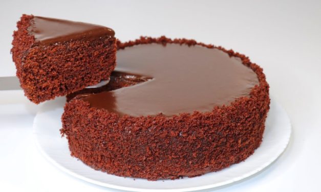 ببيضتين فقط حضري كيك القهوة والشوكولاتة منفوخ وخفيف