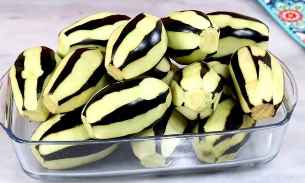 ألذ طريقة لطبخ الباذنجان بأقل كمية دهون منزلة باتنجان سهلة وسريعة