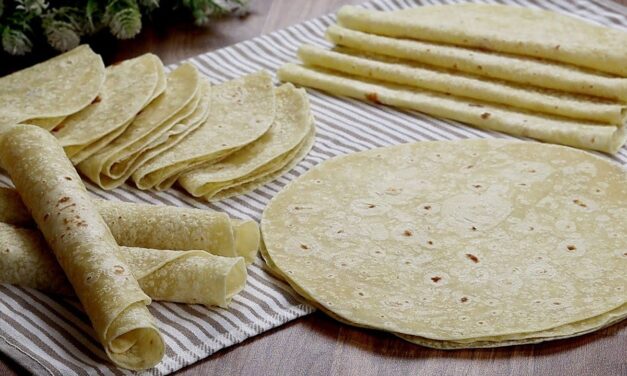 خبز التورتيلا والشاورما بطريقة ناجحة ومضمونة سريع وبدون خميرة