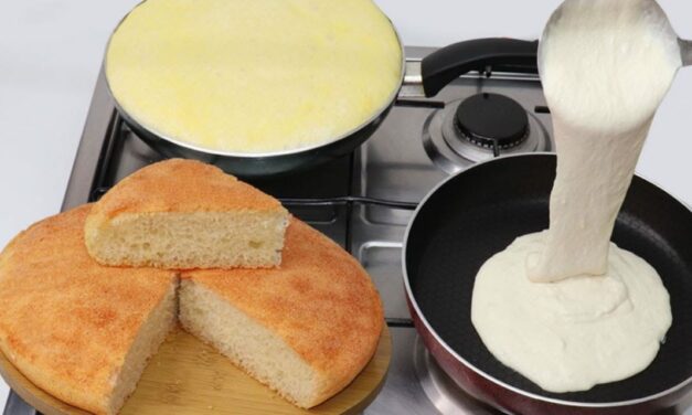 خبز المنزل في 5 دقائق في المقلاة بدون فرن ولا عجن