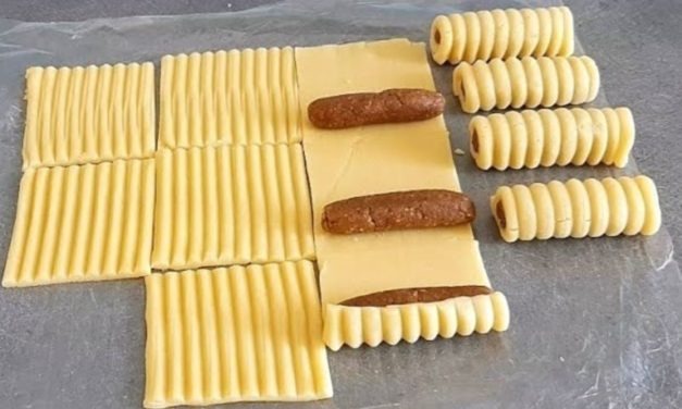 حلوة 4 ملاعق سهلة وسريعة بحشوة رائعة خفيفة وهشيشة