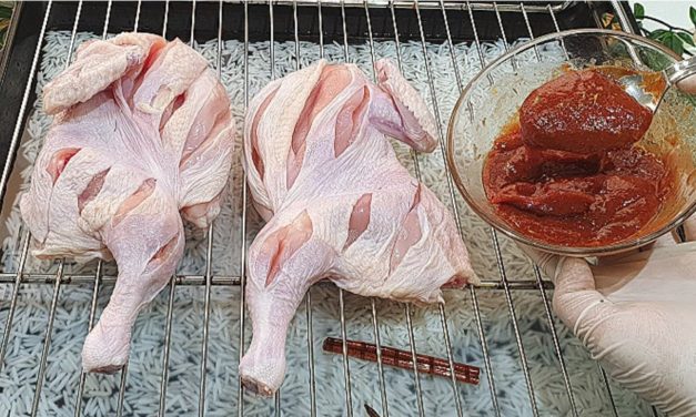 دجاج وأرز حضري أسهل أكلة للعشاء الغذاء بثلاث مكونات فقط