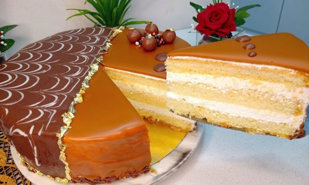 حلوة لاكريم العجيبة بدون دقيق خفيفة حضريها ب 2 نكهات