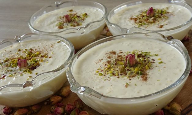 الرز بالحليب بدون نشاء من ألذ وأطيب الحلويات الباردة