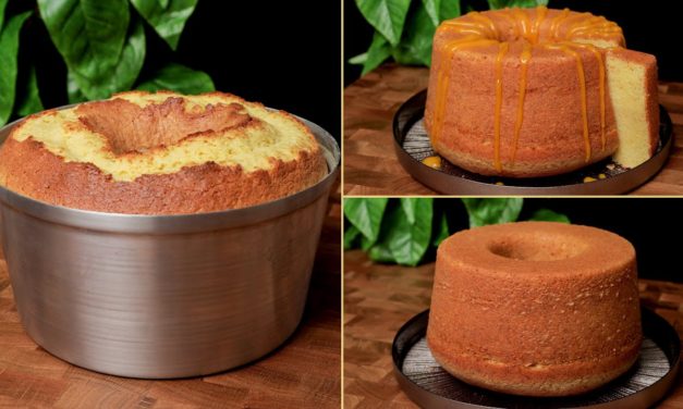 كيكة البرتقال في الخلاط في 5 دقايق بارتفاع 11 سم