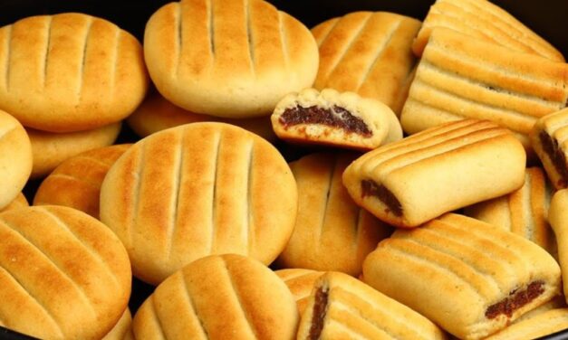 بسكويت التمر الاقتصادي بدون زبدة او سمن هش ويذوب ذوبان في الفم