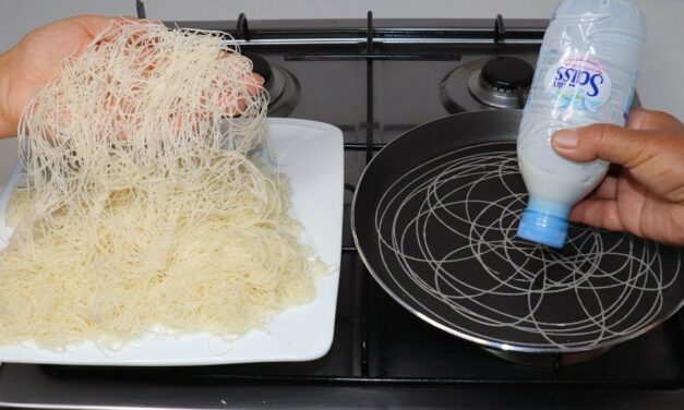 حضري خيوط الكنافة للحلوى في رمشة عين سهلين وإقتصادين