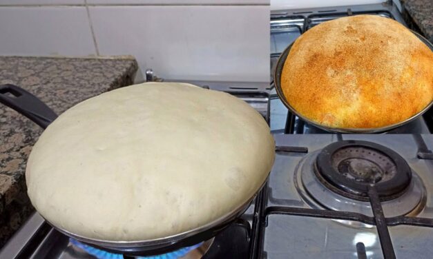خبز المنزل في المقلاة بدون فرن ولا خميرة كيماوية ولا قوة الدليك بطريقة لاتصدق