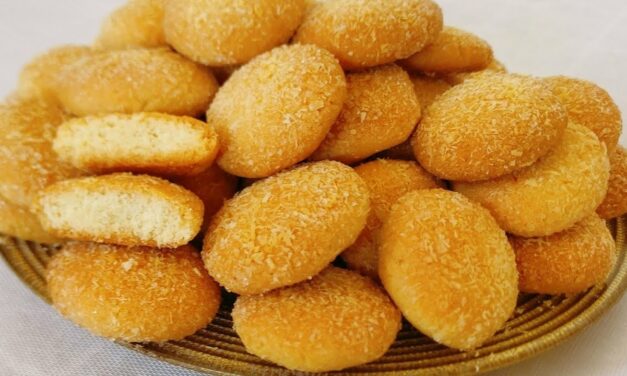 بسكويت العشر دقائق بجوز الهند بدون بيض وبمكونات موجودة بكل بيت سهل وسريع