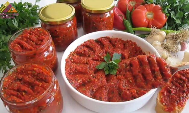 وصفة الطماطم والفلفل والملح سوف تستعملها في الشتاء كله