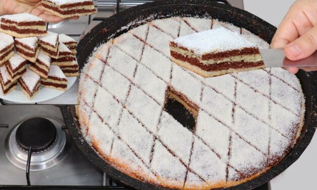 حلوة الطبقات في مقلاة بدون زبدة أسرع ما يمكن ليك تحضري