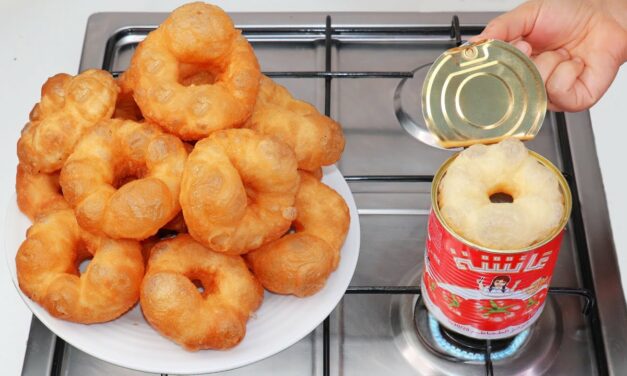 تحضري السفنج  ,عندك علبة طماطم حضريه بالماء فقط