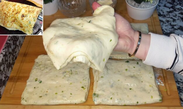 فطائر المسم بخلطة توريق صحية وطريقة طي مبتكرة