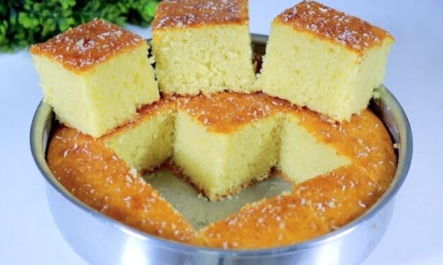 كيكة طرية وسهلة بجوز الهند