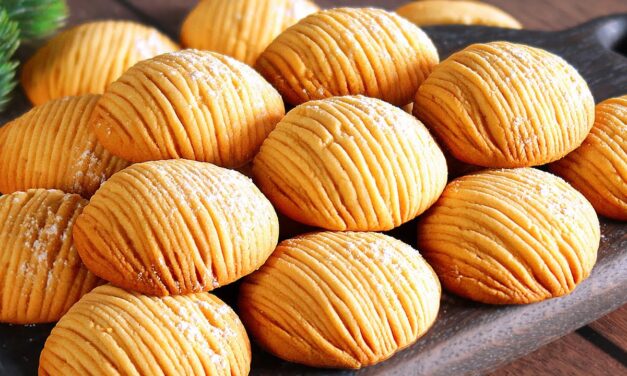 بسكويت مخطط في دقائق للشاي