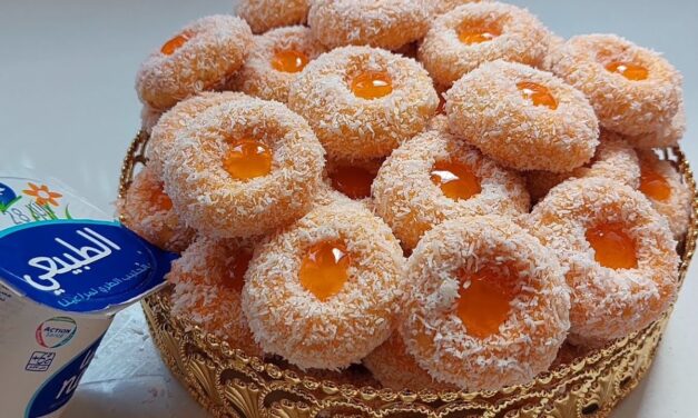 حلوة الزبادي بيضة واحدة وبدون زبدة