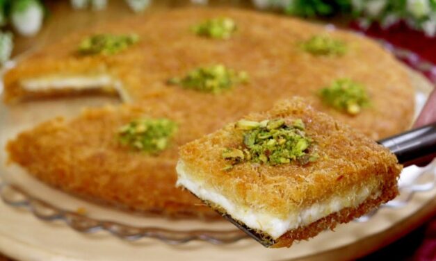 كنافة بالقشطة باسهل وانجح طريقة