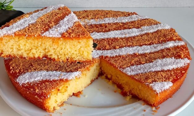 بسبوسة بحجم عائلي تذوب ذوبان في الفم