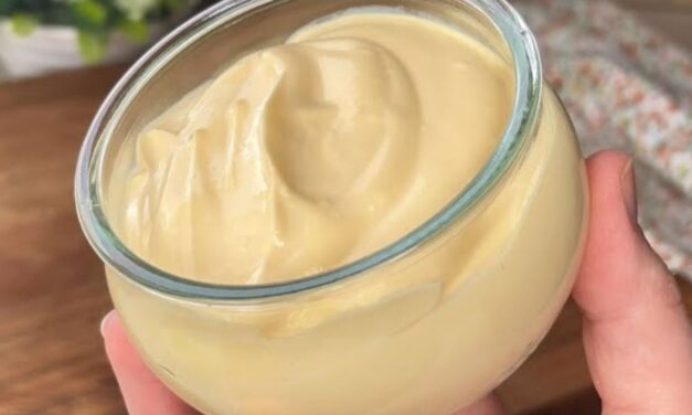 مايونيز بدون زيت سريعة وطازجة