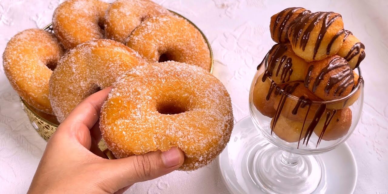 دونانس سريع في 10 دقائق بدون بيض ولا حليب