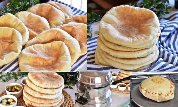 خبز منزلي بطريقة جدا سهلة وشهية