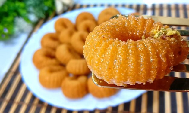 حلوى سريعة ولذيذة بدون بيض أو حليب