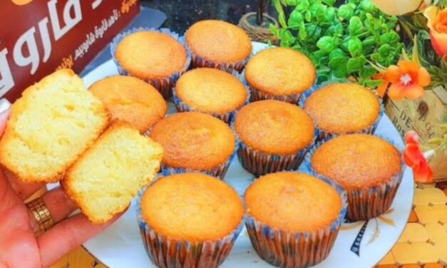 كب كيك بدون بيض او حليب في 10 دقائق