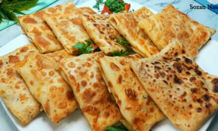 فطائر الطاسة السريعة بدون عجن ولا فرن