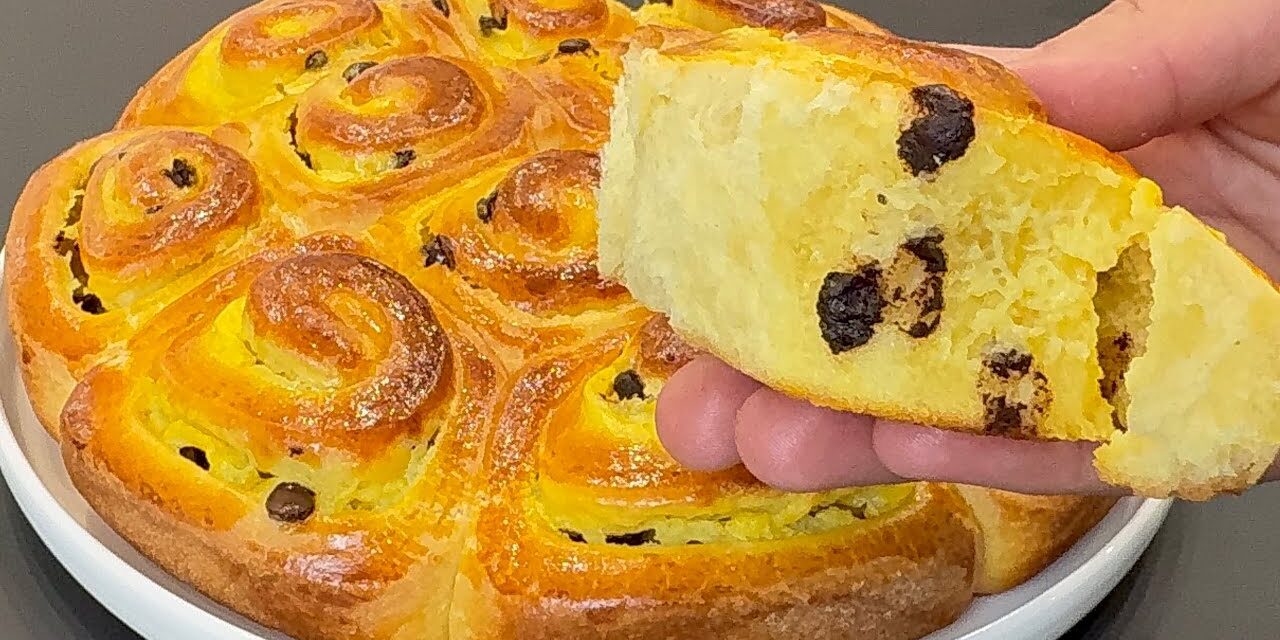 بريوش طري جدا بالكرية يذوب في الفم