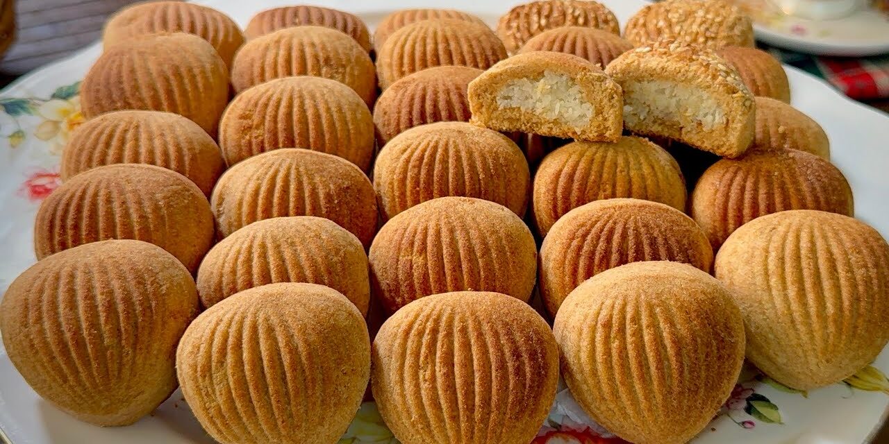 معمول الحليب بحشوة منزلية طعم مش عادي