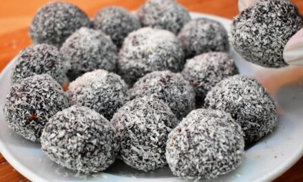 حلى كرات البسكويت والشوكولاتة سريع وبـ5 دقائق فقط