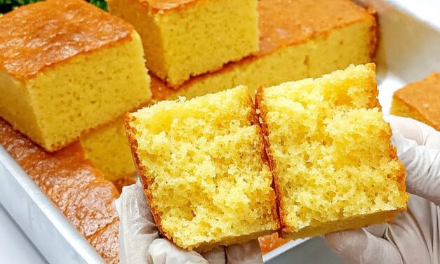 كيكة البرتقال مرتفعة وناعمة بوصفة بسيطة