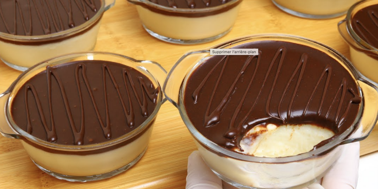 تحلية باردة بدون بيض في 5 دقائق بطعم لا يقاوم