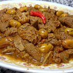 كرشة الخروف بالزيتون بطعم لا يُقاوم